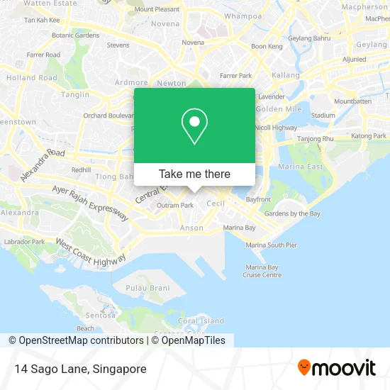 14 Sago Lane map