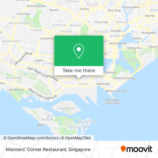 Mariners' Corner Restaurant map