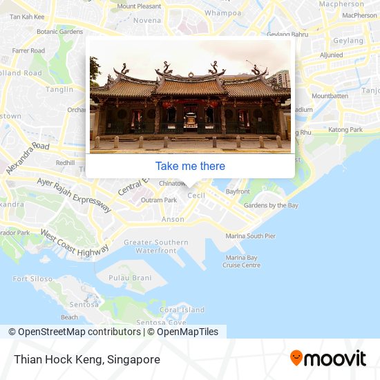 Thian Hock Keng map