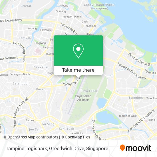 Tampine Logispark, Greedwich Drive map