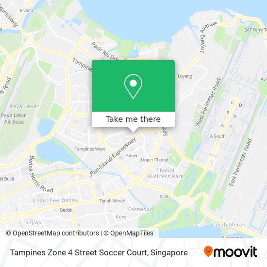 Tampines Zone 4 Street Soccer Court地图