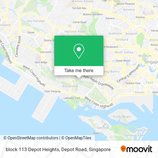 block 113 Depot Heights, Depot Road地图