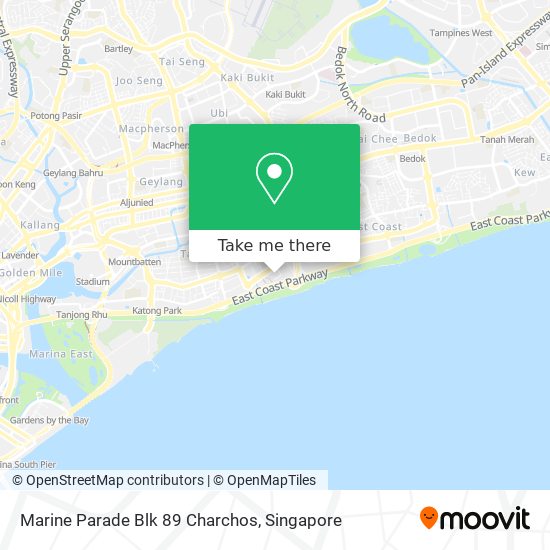 Marine Parade Blk 89 Charchos地图