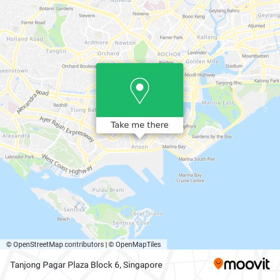Tanjong Pagar Plaza Block 6 map