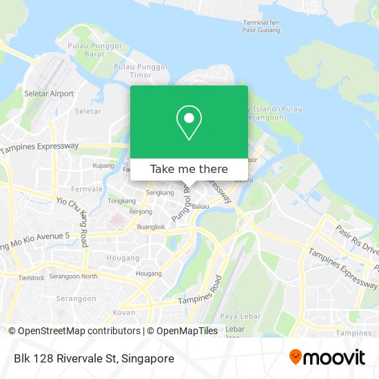 Blk 128 Rivervale St map