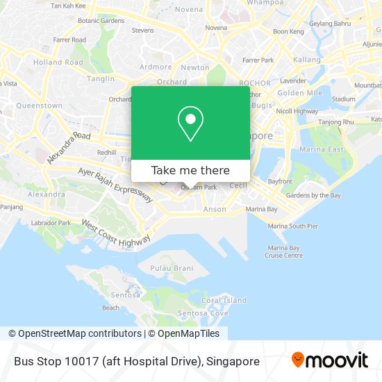 Bus Stop 10017 (aft Hospital Drive)地图