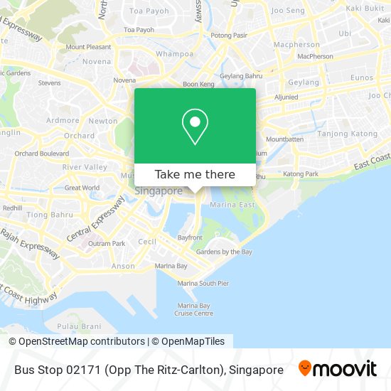 Bus Stop 02171 (Opp The Ritz-Carlton)地图