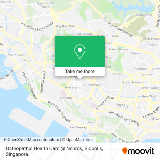 Osteopathic Health Care @ Neuros, Biopolis地图