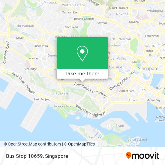 Bus Stop 10659 map