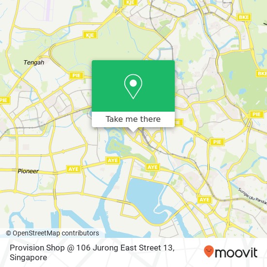 Provision Shop @ 106 Jurong East Street 13 map