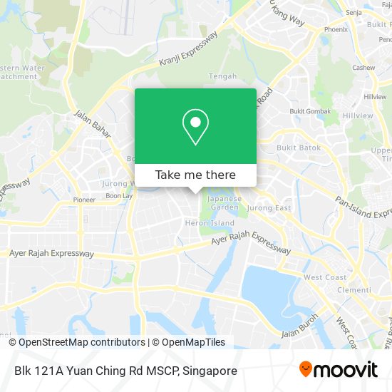 Blk 121A Yuan Ching Rd MSCP地图