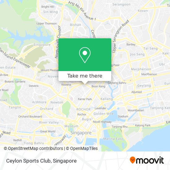 Ceylon Sports Club map