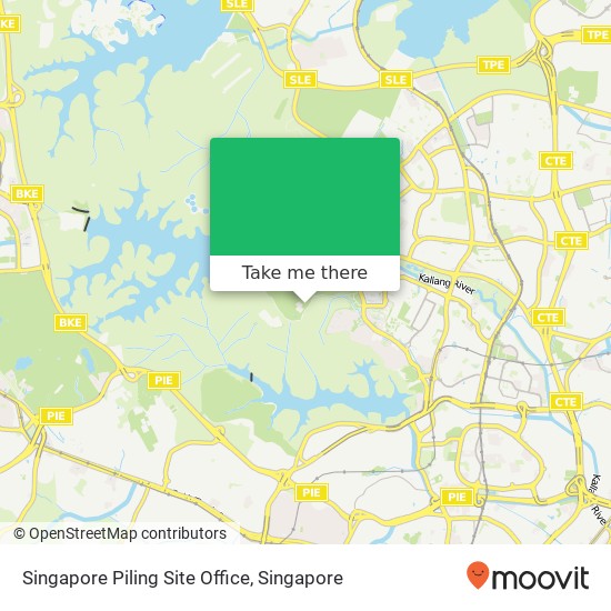 Singapore Piling Site Office map