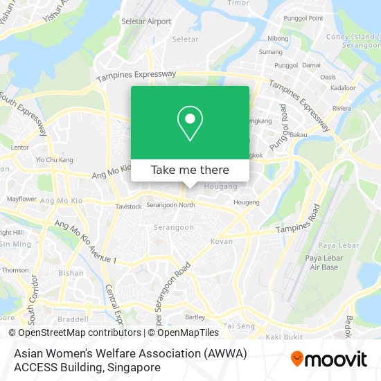 Asian Women's Welfare Association (AWWA) ACCESS Building map