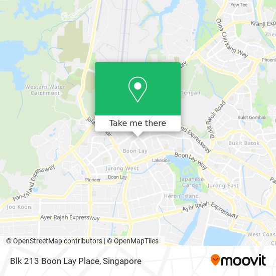 Blk 213 Boon Lay Place地图