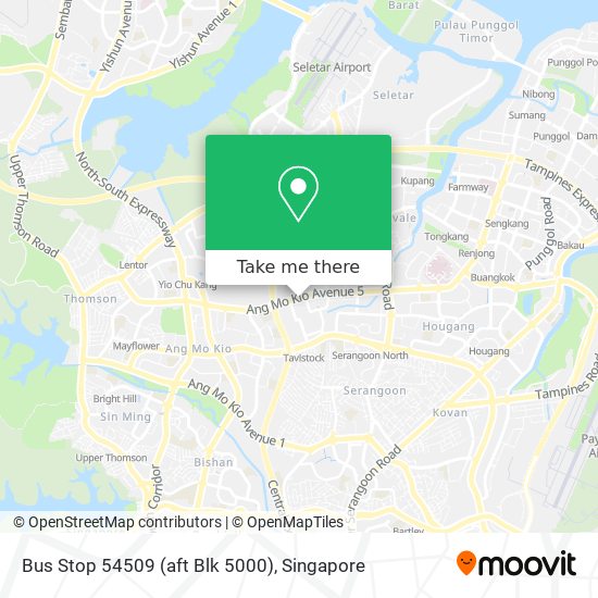 Bus Stop 54509 (aft Blk 5000)地图