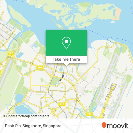 Pasir Ris, Singapore map