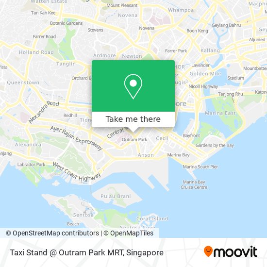 Taxi Stand @ Outram Park MRT map