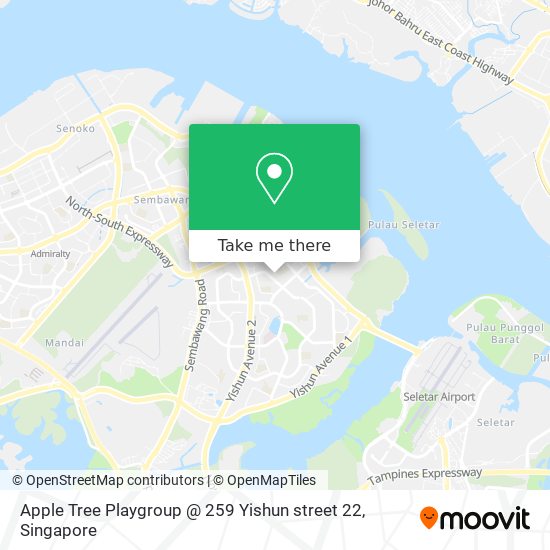 Apple Tree Playgroup @ 259 Yishun street 22 map