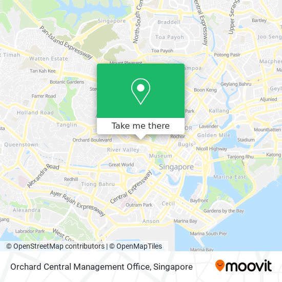 Orchard Central Management Office map