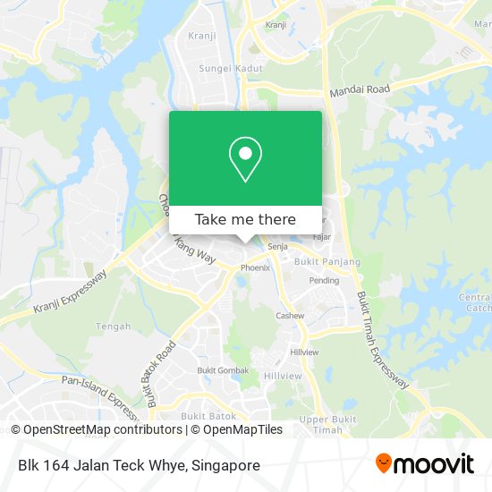 Blk 164 Jalan Teck Whye map