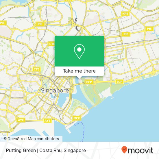 Putting Green | Costa Rhu map