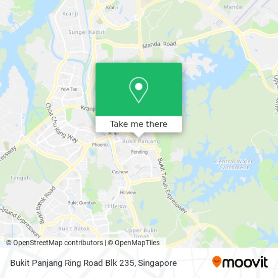 Bukit Panjang Ring Road Blk 235 map