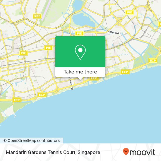 Mandarin Gardens Tennis Court map