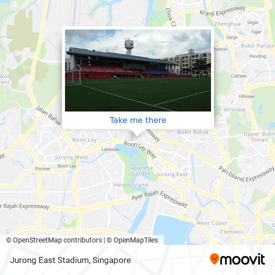 Jurong East Stadium map