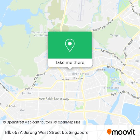 Blk 667A Jurong West Street 65 map