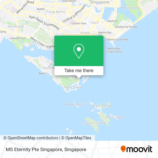 MS Eternity Pte Singapore map