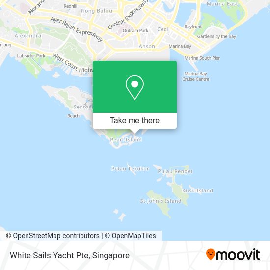 White Sails Yacht Pte map