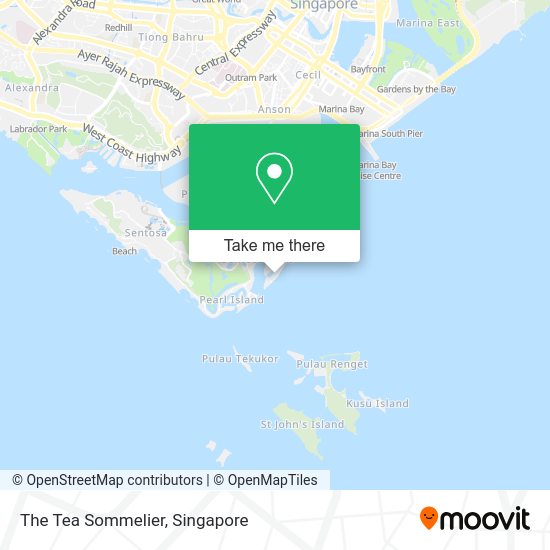 The Tea Sommelier map