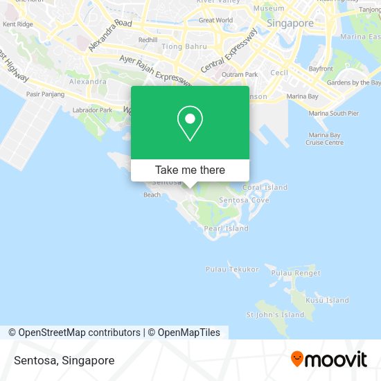 Sentosa map