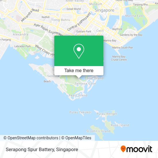 Serapong Spur Battery map