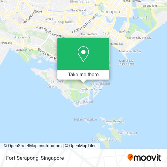 Fort Serapong map