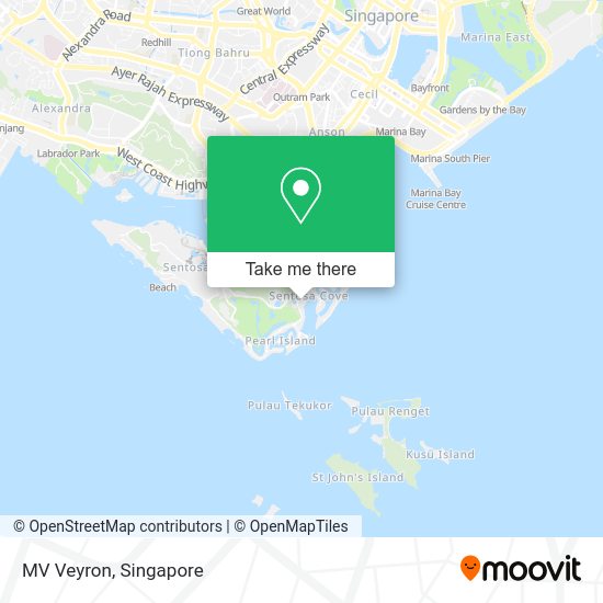 MV Veyron map