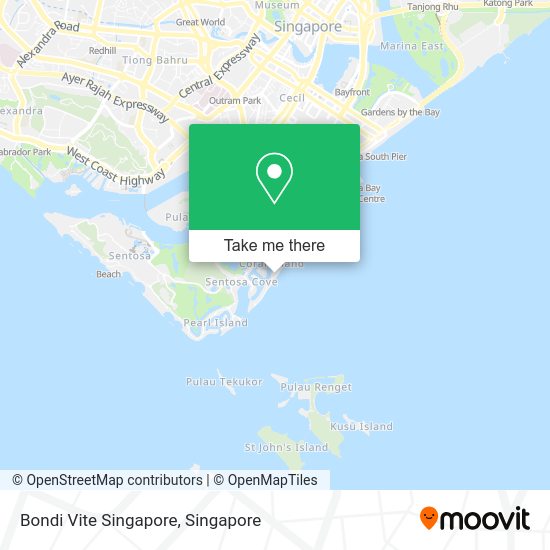 Bondi Vite Singapore map