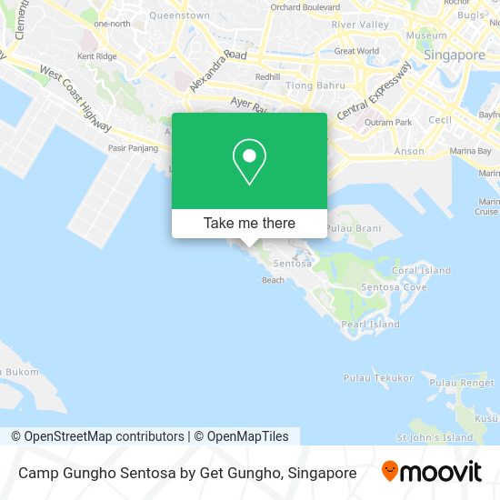 Camp Gungho Sentosa by Get Gungho map