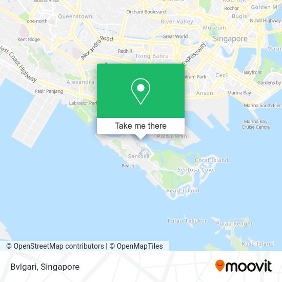 Bvlgari map