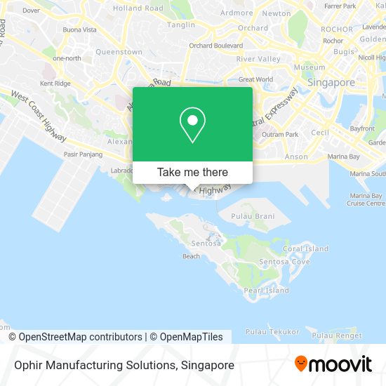 Ophir Manufacturing Solutions map