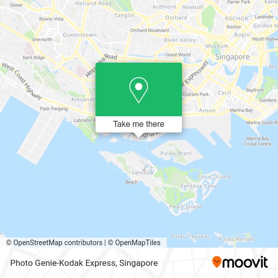 Photo Genie-Kodak Express map