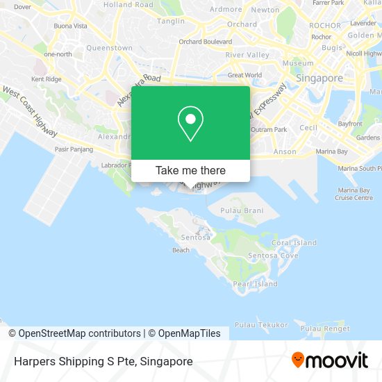 Harpers Shipping S Pte map