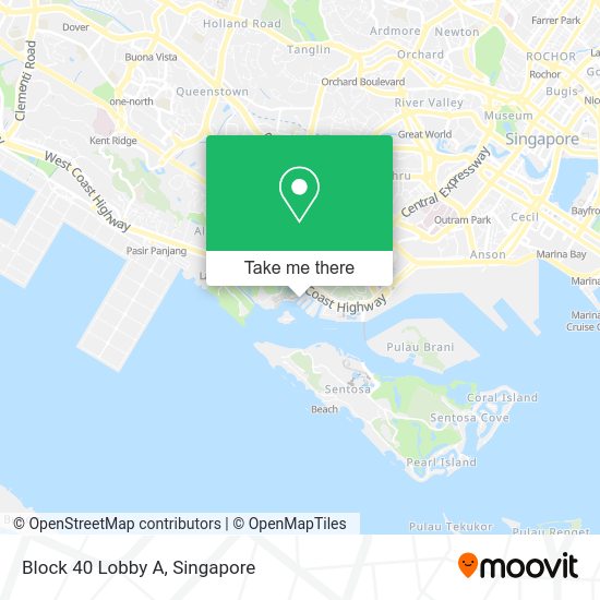 Block 40 Lobby A map