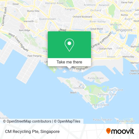 CM Recycling Pte map
