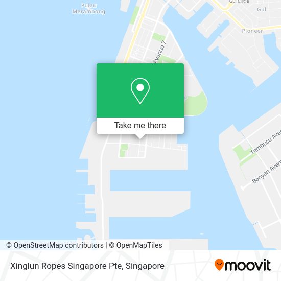 Xinglun Ropes Singapore Pte map