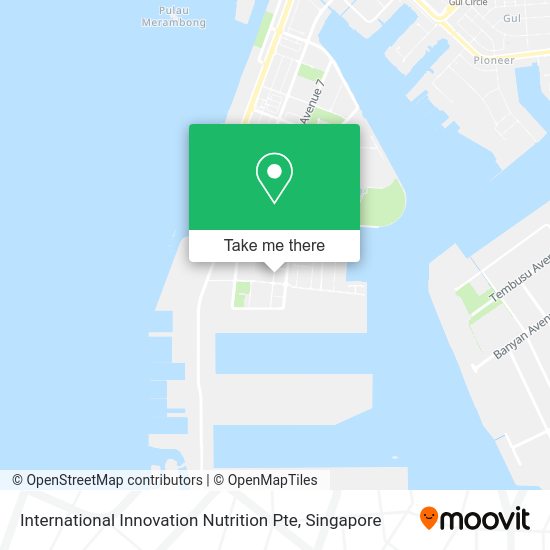 International Innovation Nutrition Pte map