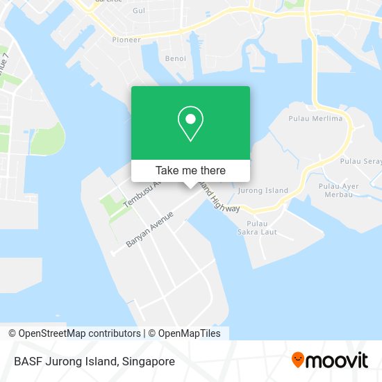 BASF Jurong Island map