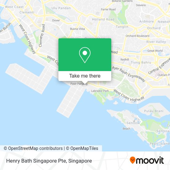 Henry Bath Singapore Pte map