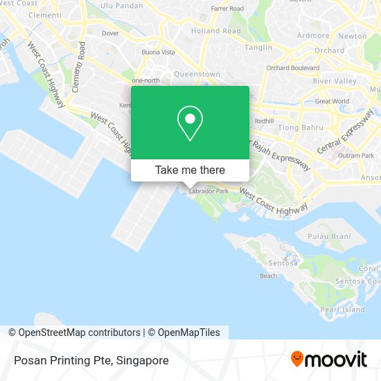Posan Printing Pte map